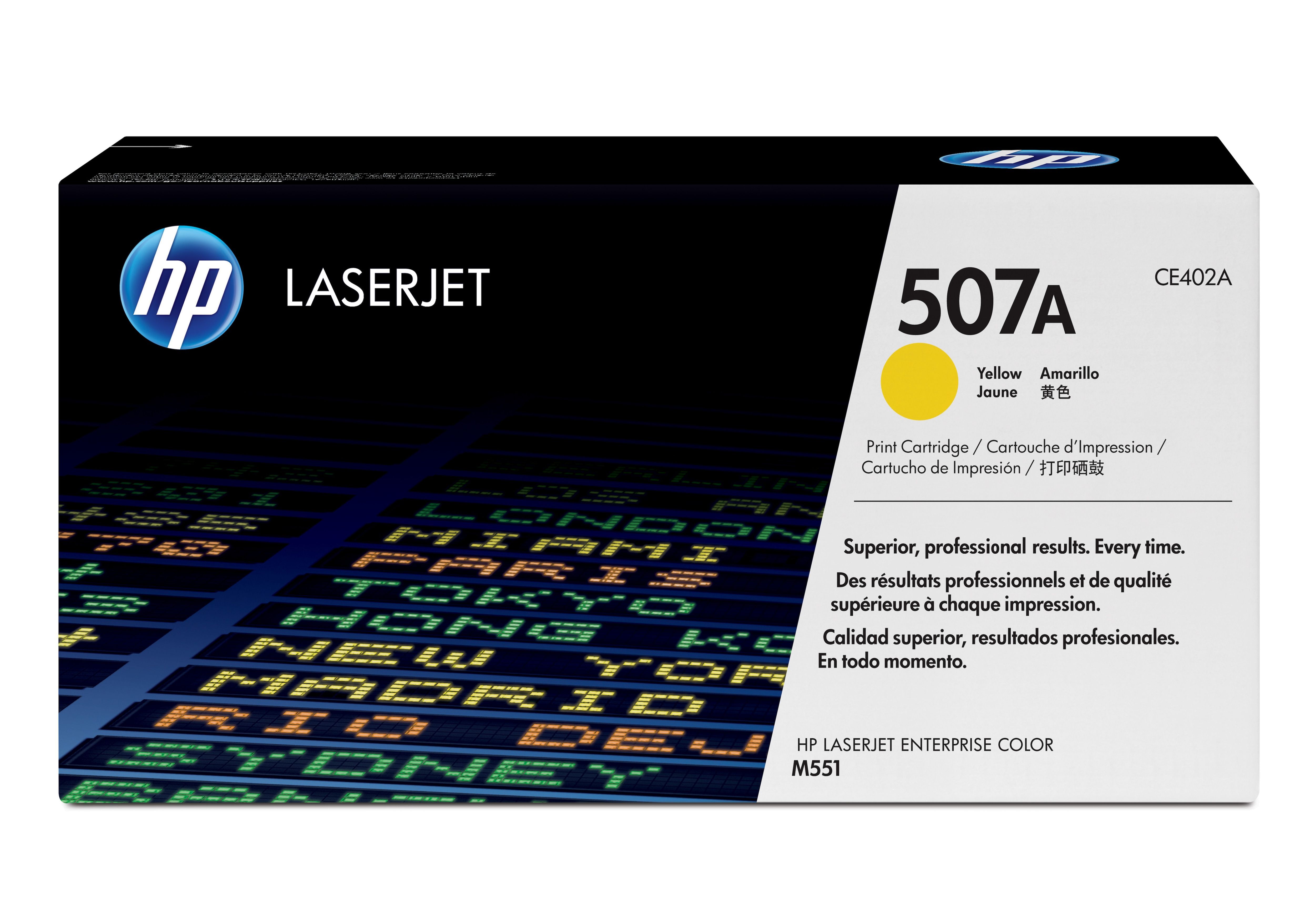 HP 507A Gele Toner Cartridge - Origineel