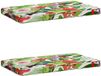 vidaXL - 2-delige Bankkussens VUGHT - 100% Polyester - Meerkleurig