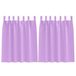 vidaXL Blackout Gordijnen met Ringen 2 stuks Paars 140 x 140 cm Polyester