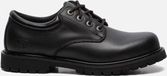 Skechers Heren Werkschoenen S1 - Zwart - Maat 44 - Leer - Composiet Neus - Memory Foam