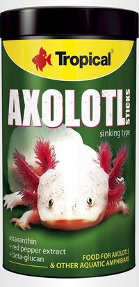 Tropical Axolotl Sticks - 135g - Axolotl Voer