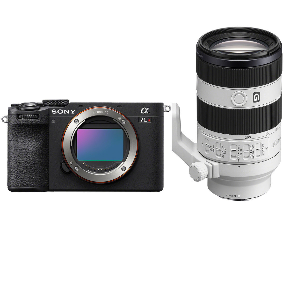 Sony A7C R systeemcamera Zwart + 70-200mm f/4.0 G II