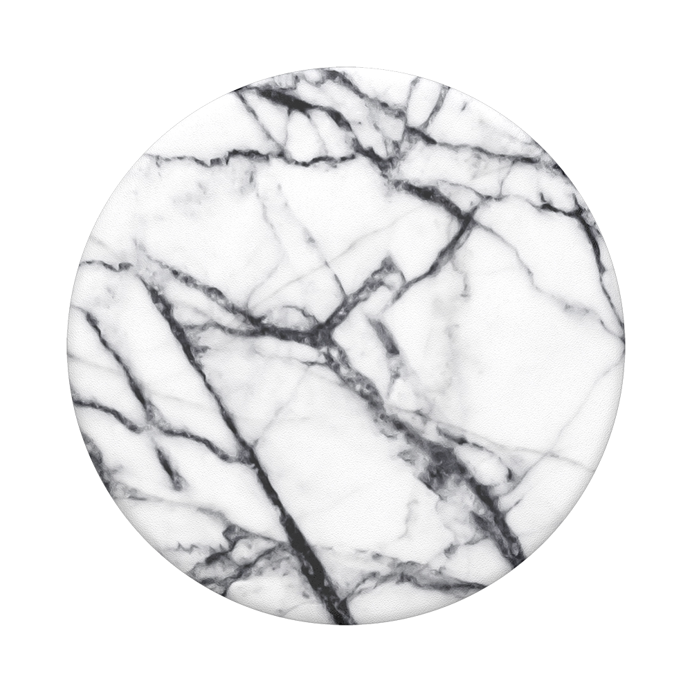 PopSockets Dove White Marble - Passieve houder - grijs, wit, zwart