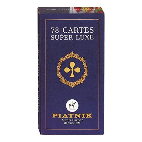 Piatnik Tarot luxe: 78 CARTES DOS BLEU ET OR