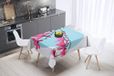 Bonamaison Tafelkleed, Anti-Mold, Sneldrogend, Waterdicht, 100% Polyester Tafellaken, 140cm x 140cm - Ontworpen en Vervaardigd in Turkije