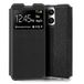 Cool Flip Cover voor Huawei Honor X8 Linnen, Zwart