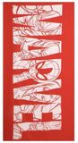 Marvel ARTESANIA CERDA, S.L.U. Marvel Microvezel Handdoek Rood 90 x 180 x 1 cm