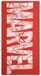 Marvel ARTESANIA CERDA, S.L.U. Marvel Microvezel Handdoek Rood 90 x 180 x 1 cm