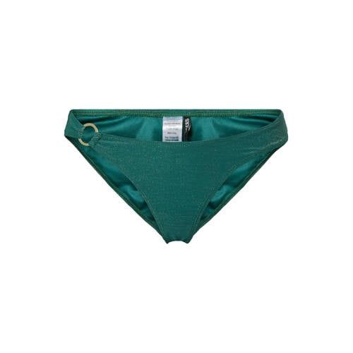 PIECES PCLAOMI bikinibroekje met lurex groen