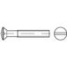 TOOLCRAFT 1065754 Vis à tête fraisée M6 20 mm Fente DIN 964 Acier inoxydable A2 200 pièce(s)