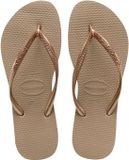 Havaianas Slim teenslippers roségoud