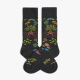 Jimmy Lion Sokken Harry Potter Herbology Donkergrijs Gebloemd Unisex 41-46