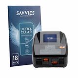 Savvies Screenprotector voor Spektrum Smart Charger S2200 G2 - Folie Beschermfolie transparant 18 Stuks