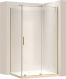 REA Montana 120x90 Douchecabine Rechthoek Geborsteld Goud 200 cm