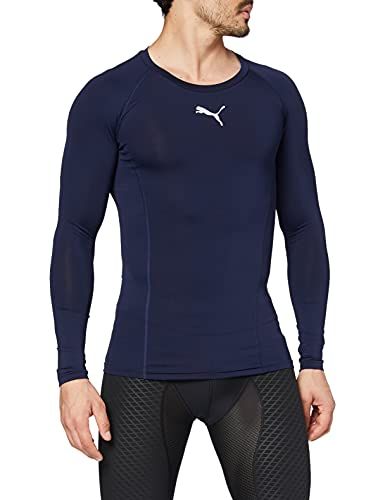 PUMA Herren Liga Baselayer Tee Ls Shirt - blau Marine (Peacoat) - 48/50