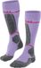 FALKE SK4 met compressie wol functioneel materiaal compressie skisokken femme violet - maat 39-40