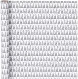 Bellatio Decorations Shoppartners Bv 4x stuks kerst cadeaupapier/inpakpapier met kerstbomen op rol - 70 x 400 cm