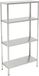 Relaxdays Étagère en métal - 75x150x30 cm - 2 pièces - Argent