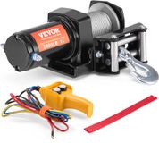 VEVOR Elektrische Lier 12V DC 907kg Elektrische Lier Motorlier 7-Strengs