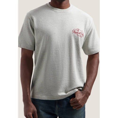 Dstrezzed Relaxed Fit T-shirt met Backprint - Grijs