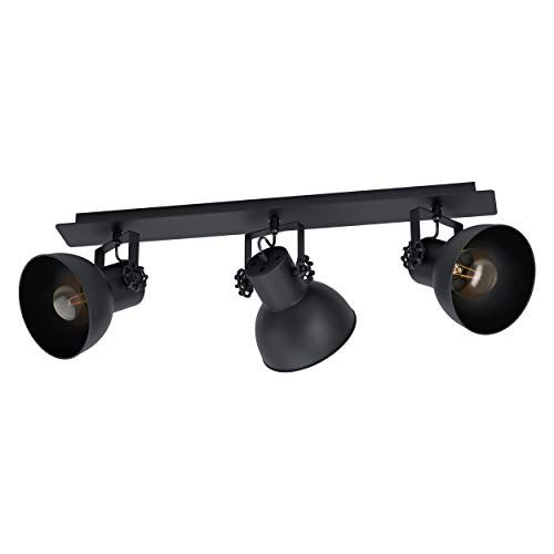 EGLO Barnstaple 2 Spot - Zwart - Hout