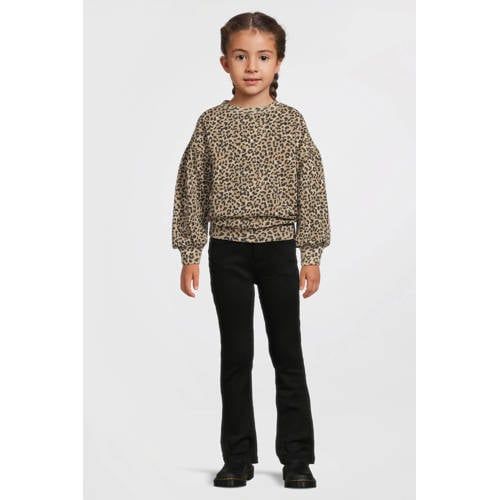 Anytime flared jeans zwart