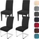 Goodivery Housse de chaise moderne extensible lot de 4 noir
