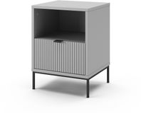 Vicco Eliza Nachtkastje – 40 x 55 cm met 1 lade Grijs
