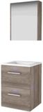 Basic Line Comfort 46 Badkamermeubelset - Scotch Oak