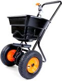 FUXTEC FX-GS36 Strooiwagen 36L – Handstrooier voor tuin – Centrifugaalstrooier voor kunstmest en zout