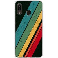 Samsung Galaxy A20e Grunge Bedrukt siliconen hoesje