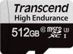 Transcend USD350V microSD-kaart – 512 GB – UHS-I, Class 10, v30 Video Speed Class
