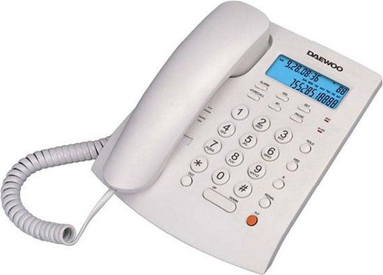 Daewoo DTC-310 - Analoge telefoon - Nummerherkenning - Wit