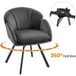 Yaheetech Fauteuil à roulettes à fleurs