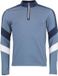 Peak Mountain Zip shirt met lange mouwen Caspiro stormblauw polyester XL