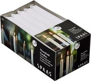 Spaas Huishoudkaarsen - 80 stuks - Wit - 18 cm - 6 branduren