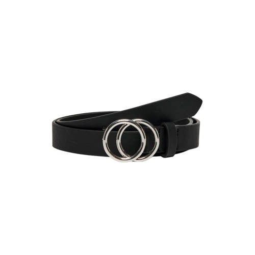 ONLY CARMAKOMA imitatieleren riem Plus Size - zwart/zilver