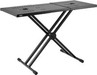 Vevor DJ Bureaustandaard Tafel Keyboardstandaard In Hoogte Verstelbaar (820-1095)X465mm Zwart Metaal