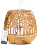 Merkloos Aroma Diffuser Wood Light Brown 400ml