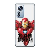 ERT GROUP mobiel telefoonhoesje voor Xiaomi 12 / 12X origineel en officieel erkend Marvel patroon Iron Man 029