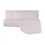Giovanni Dolcinotti Beddengoedset voor tweepersoonsbed, 100% katoen, gemaakt in Italië, dekbedovertrek 250 x 200 cm + 2 kussenslopen 50 x 80 cm, zilverroze, model Toronto