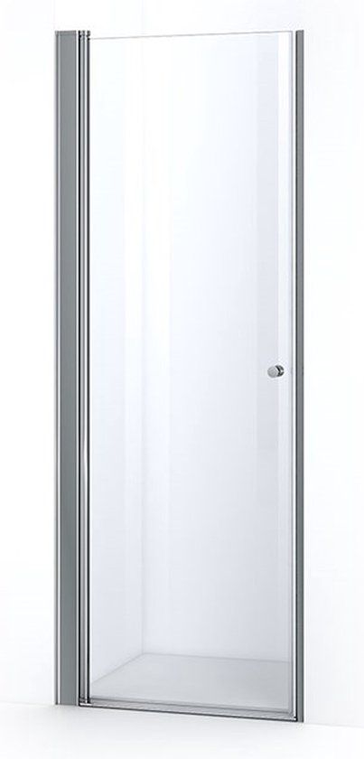 Maxaro Zircon Comfort Douchedeur - 85cm - Draaideur - Chroom - Helder glas