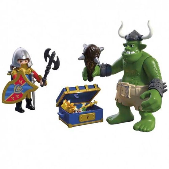 PLAYMOBIL Knights 72116 Trol Met Schat Van Leeuwenridder