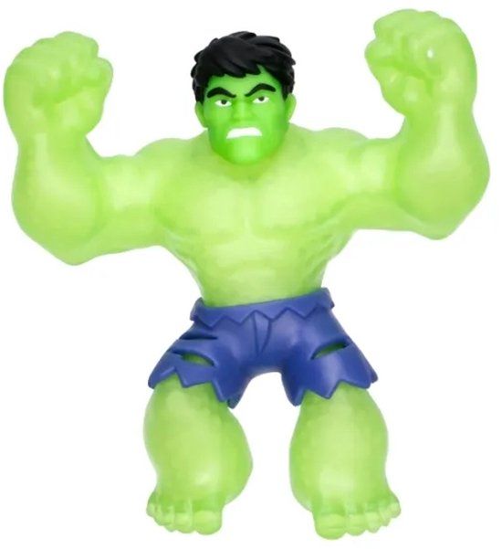 Moose Toys Hulk Glow Surge 11cm - HEROES OF GOO JIT ZU - MARVEL - Lichtgevend en uitschuifbaar figuur