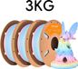 PLA-filament pour imprimantes 3D - Surface mate - Couleurs arc-en-ciel - Diamètre 1,75 mm - Tolérance ±0,03 mm - Bobine de 3 kg - Emballé sous vide - Couleurs inspirées des macarons