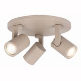 Spot HALO 3 lichts rond beige