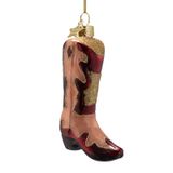 Vondels Botte de Cowboy 11cm en Verre, Rouge