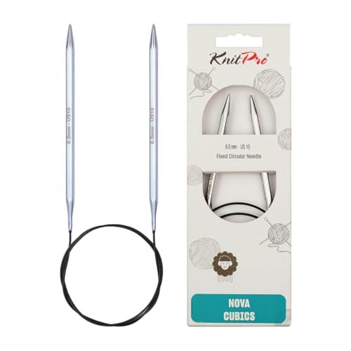 KnitPro Nova Cubics rondbreinaalden 60cm 6.00mm