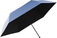 Knirps US.050 Ultra Light Slim Manual Paraplu - Blauw met Zwarte Coating