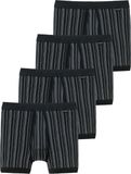 Schiesser Heren onderbroek kort met voorsluiting 4 pack Original Classics fijnrib
